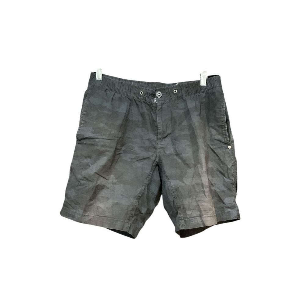 Vuori Shorts Men Camo Large Gray